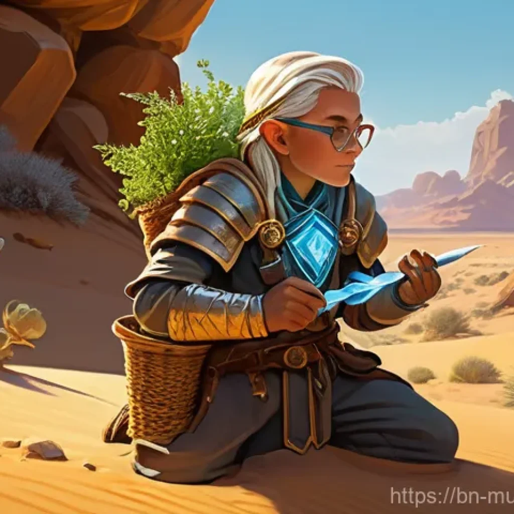 뮤 모나크 재료 아이템 파밍법 - "Resourceful Adventurers in the Shifting Sands"**
A group of three diverse, teen-aged fantasy adven...