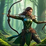 뮤 모나크 자동 사냥 효율 높이기 - **Prompt 1: Strategic Hunting Spot & Skill Optimization**
    A highly skilled female archer, depict...