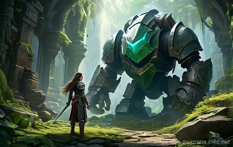 뮤 모나크 강화석 수급 방법 - **Prompt:** "A determined young female adventurer, fully clothed in practical, high-fantasy leather ...